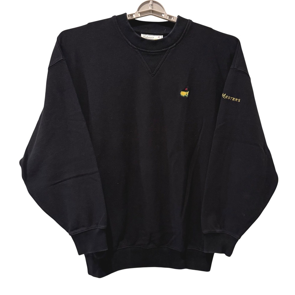 Slazenger Masters Crewneck Sweatshirt Dark Navy Augusta National Golf Men Large